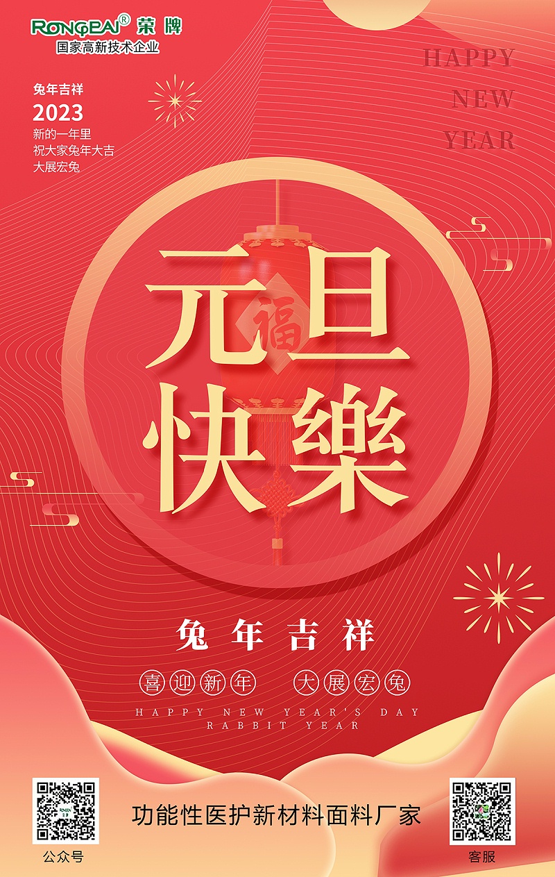 lewin乐玩医用纺织元旦祝福