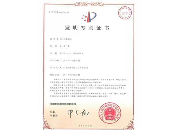 lewin乐玩2017年获顺德政府颁发“发明专利证书”